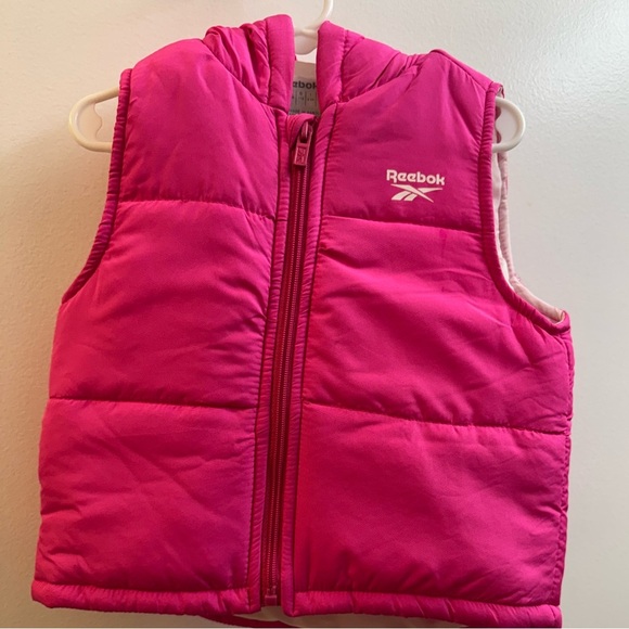 Reebok Kids Fuchsia Puffer Vest - Picture 2 of 6
